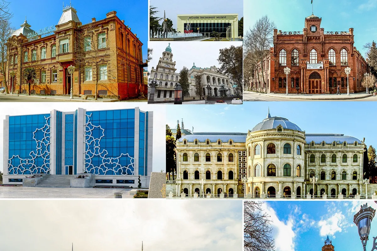 บรรยากาศย่านถนน Javad Khan (ใจกลางเมือง) ในกันจา