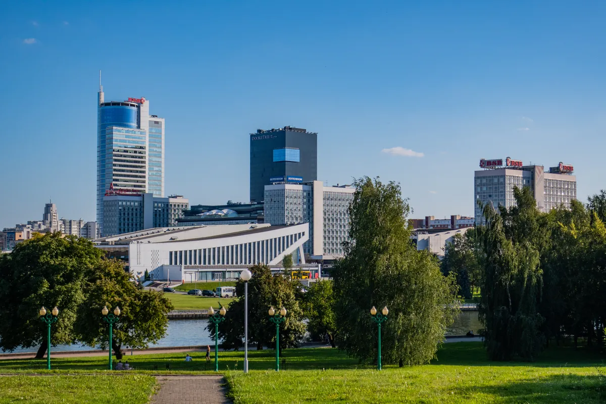 บรรยากาศย่านมินสก์ (Minsk) ในมีร์