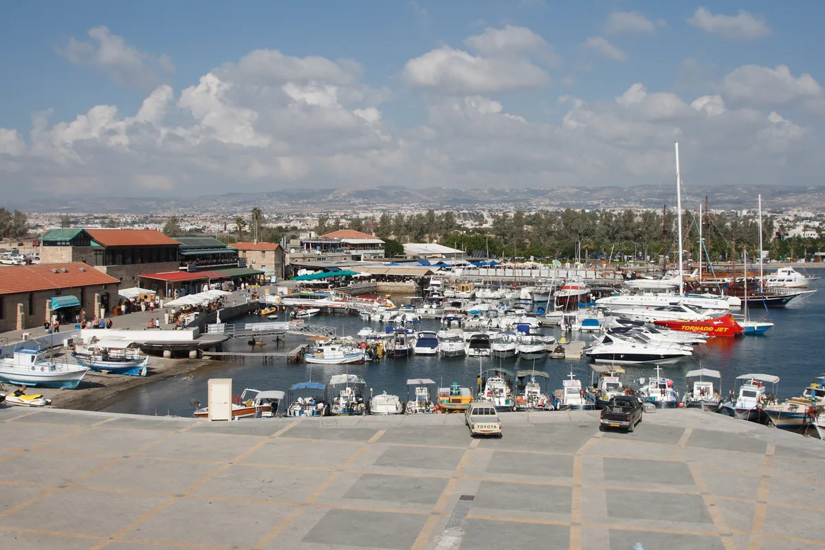 บรรยากาศย่านOld Town / Pano Paphos (เมืองบน) ในพาฟอส