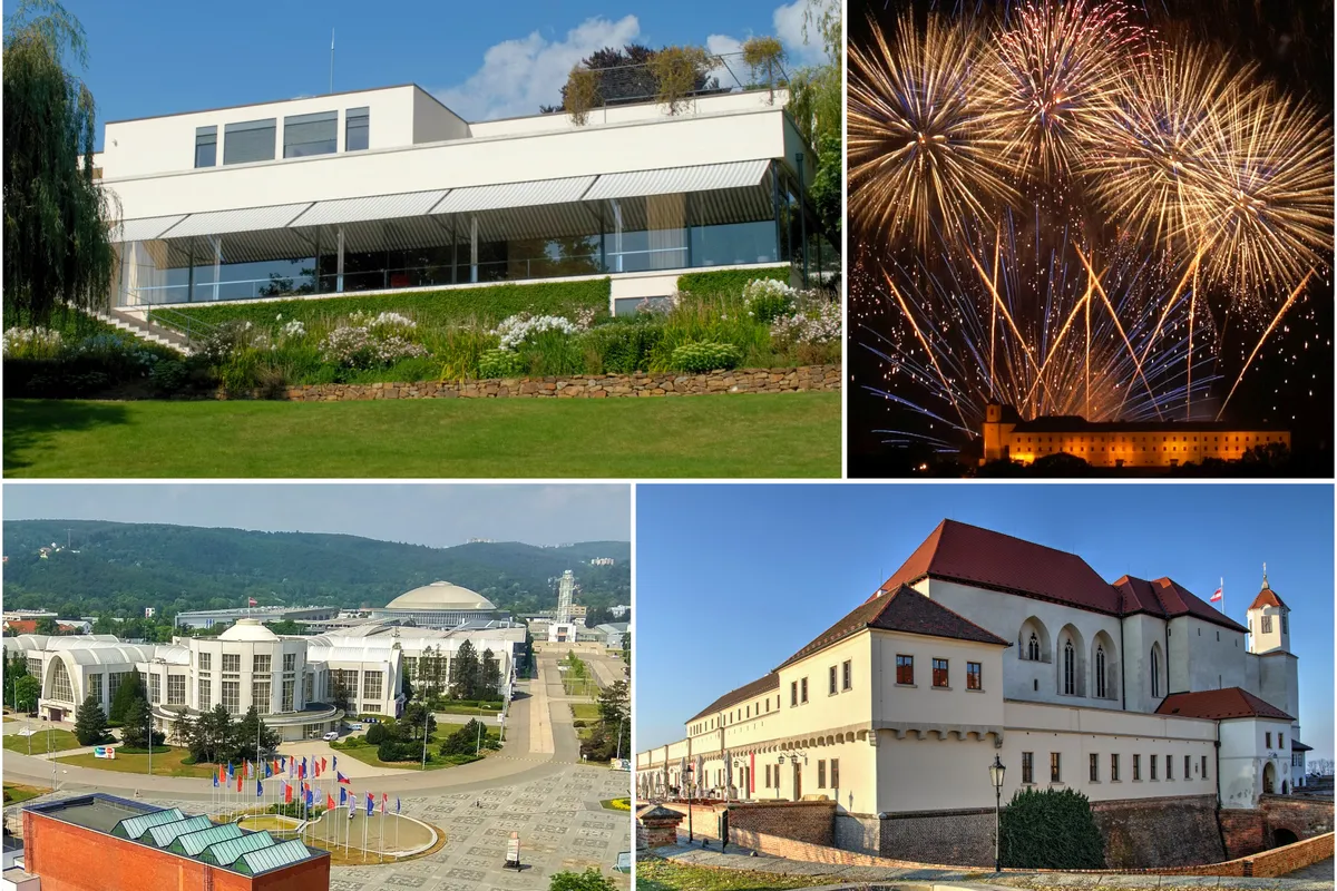 บรรยากาศย่านใจกลางเมืองเก่า (Staré Brno / centre) ในเบอร์โน