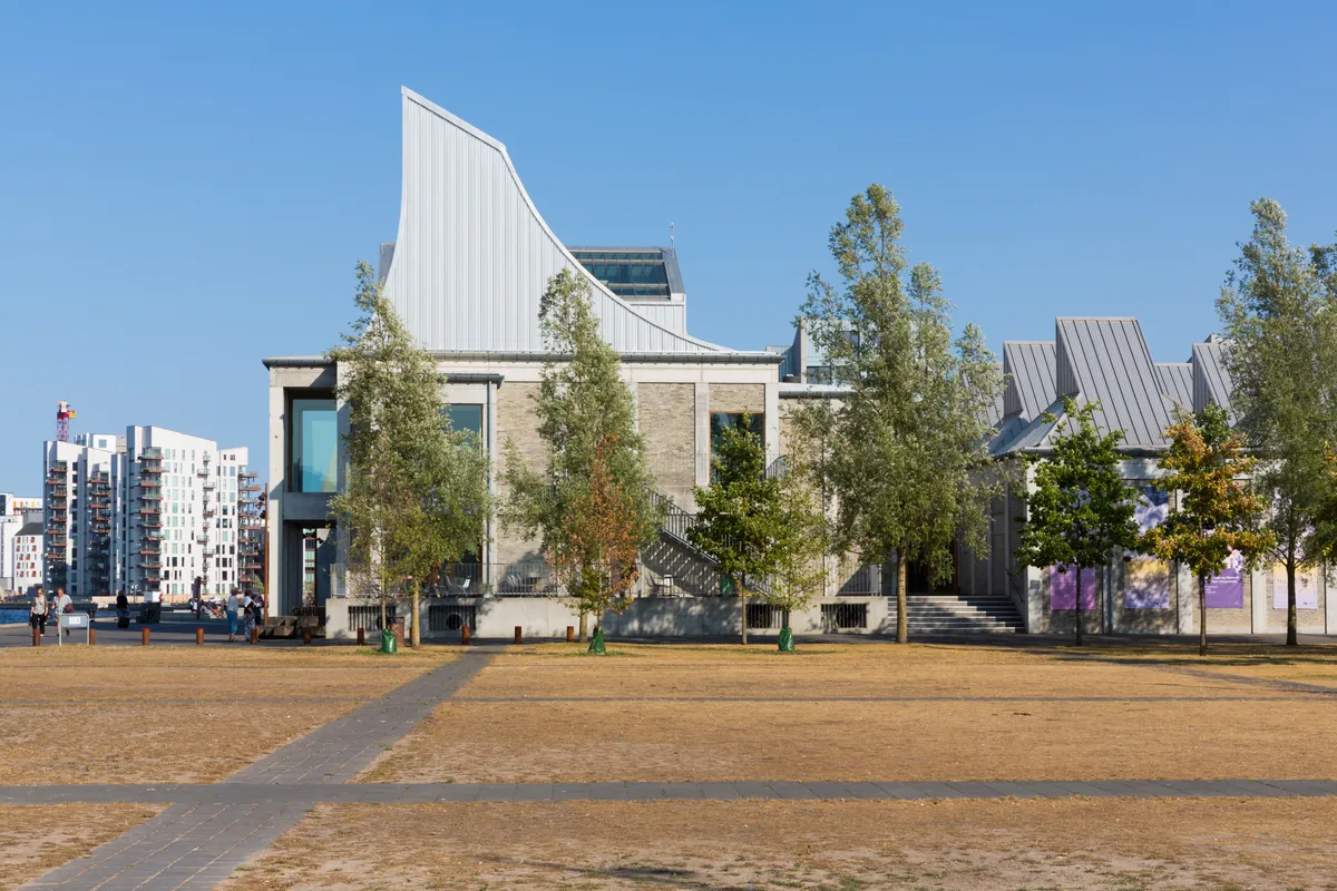 บรรยากาศย่านริมน้ำ (Aalborg Havnefront) ในออลบอร์ก