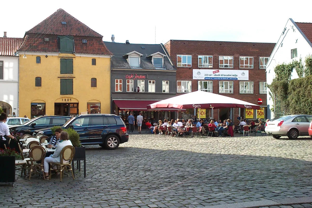 บรรยากาศย่านLatin Quarter (Latinerkvarteret) ในออร์ฮุส