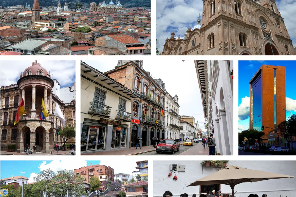 บรรยากาศย่านCentro Histórico (เมืองเก่า) ในคูเอนกา