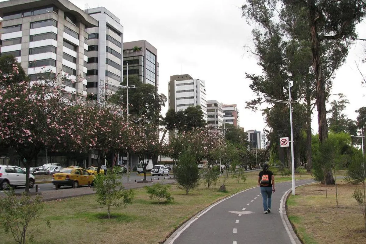 บรรยากาศย่านLa Carolina / González Suárez ในกีโต
