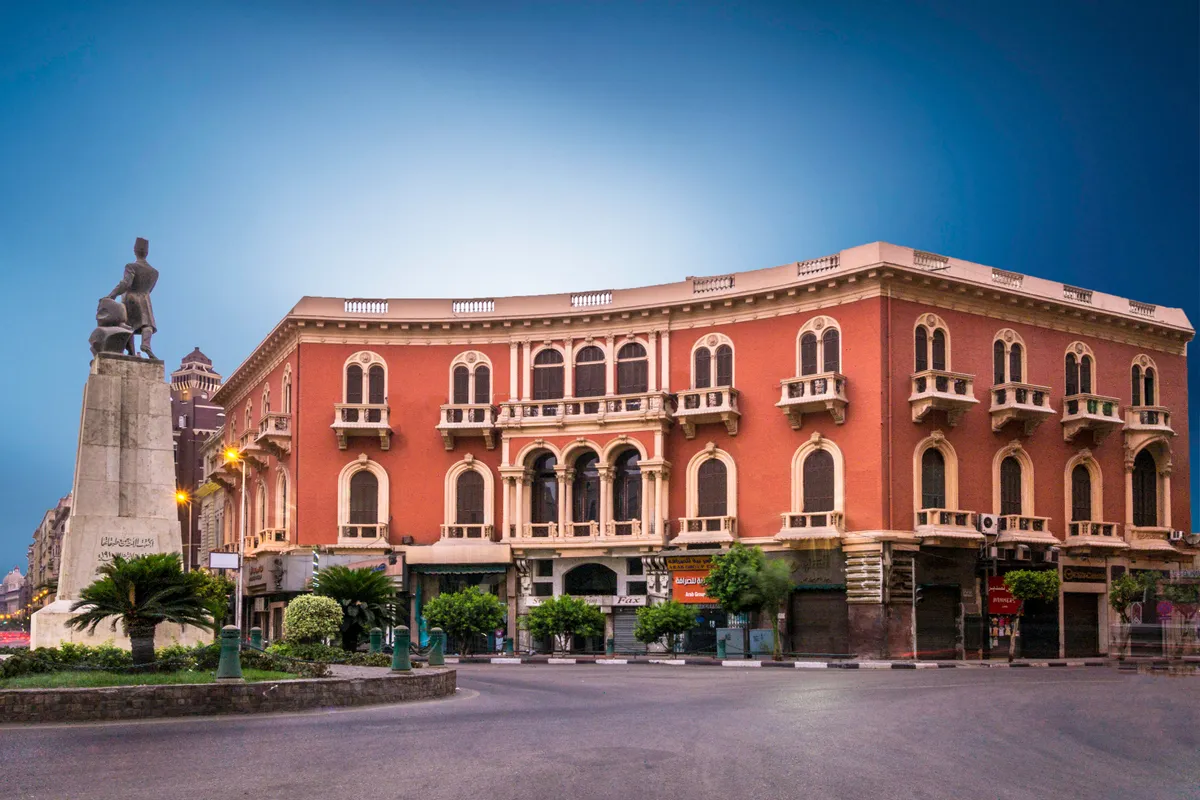 บรรยากาศย่านDowntown (Tahrir) ในไคโร