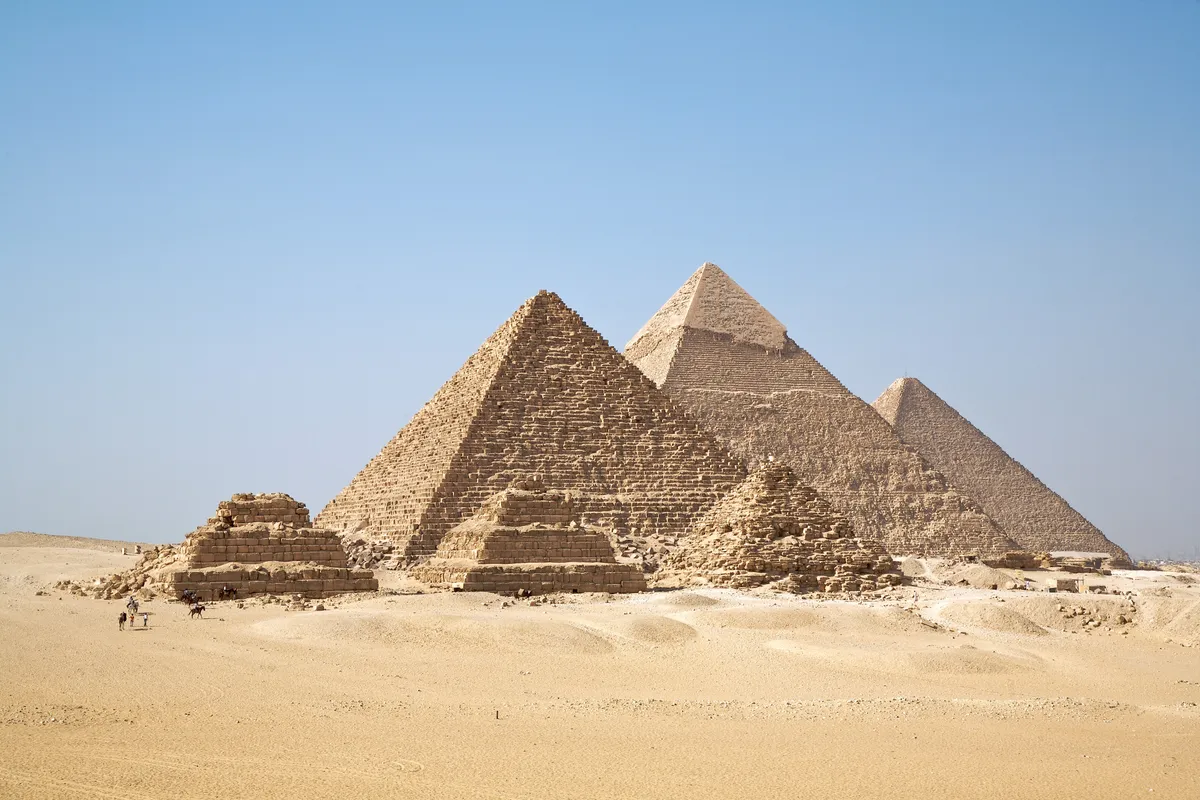 บรรยากาศย่านGiza (ใกล้ปิรามิด) ในไคโร