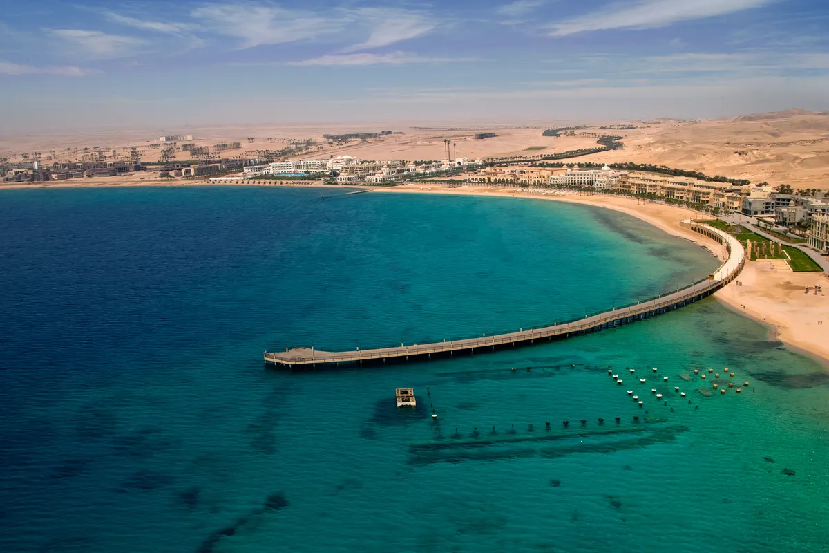 บรรยากาศย่านSahl Hasheesh (ซาห์ลฮาชีช) ในฮูร์กาดา