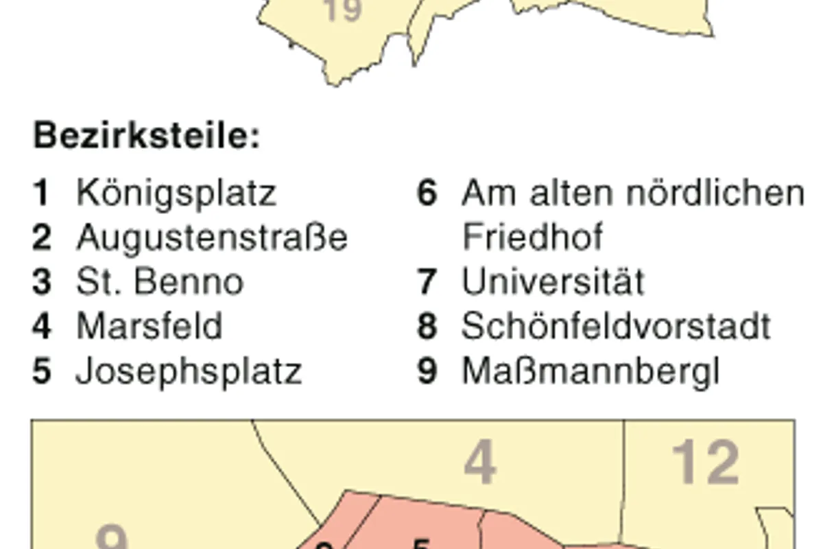 บรรยากาศย่านMaxvorstadt ในมิวนิก