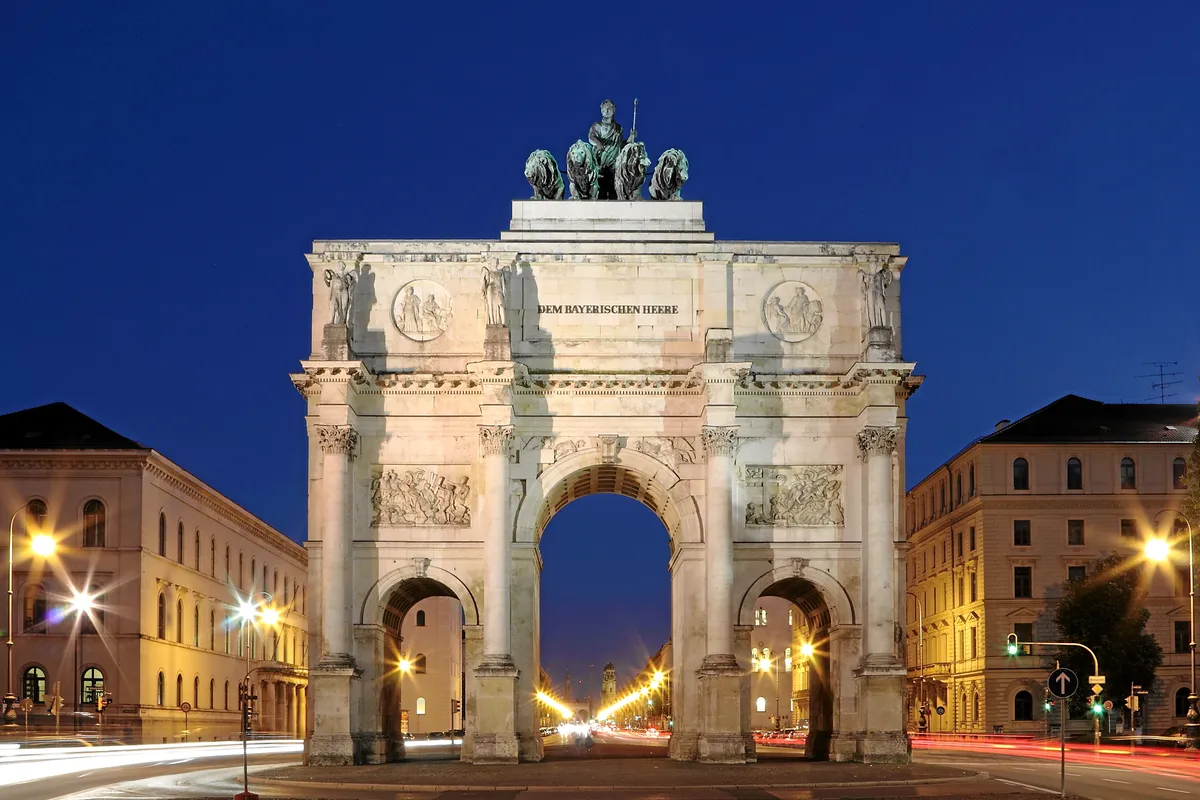บรรยากาศย่านSchwabing ในมิวนิก