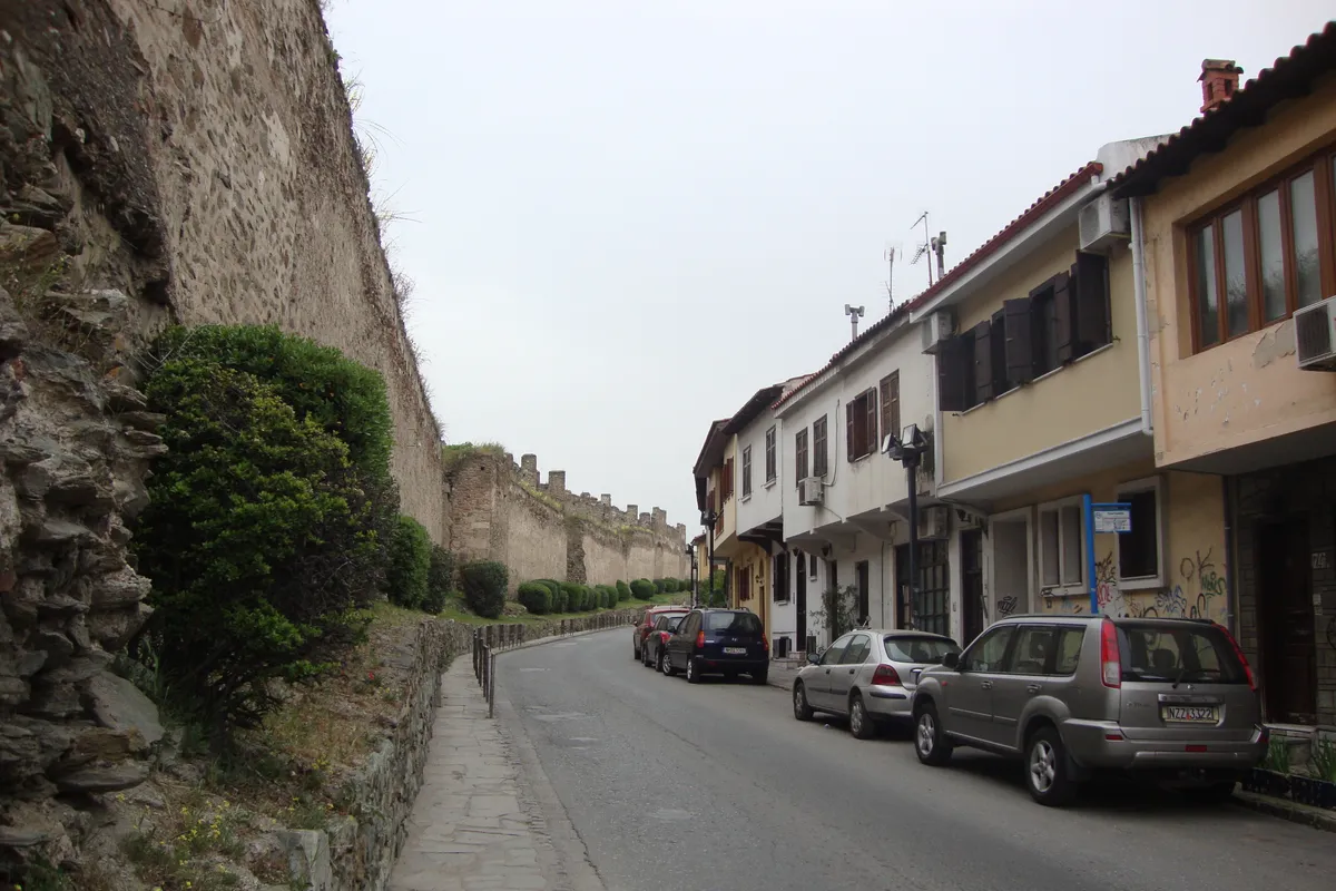 บรรยากาศย่านAno Poli (เมืองบน) ในเทสซาโลนีกี
