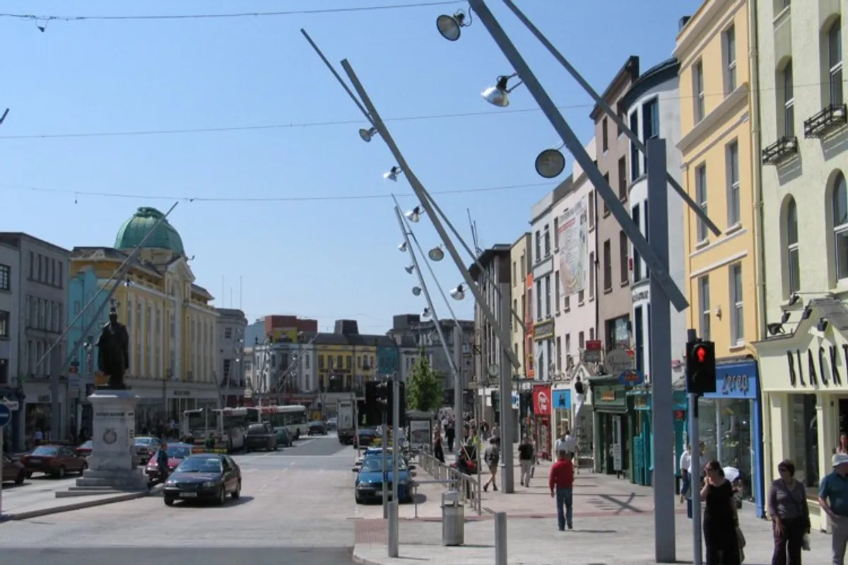 บรรยากาศย่านใจกลางเมือง (City Centre รอบ St Patrick's St & Oliver Plunkett St) ในกอร์ก