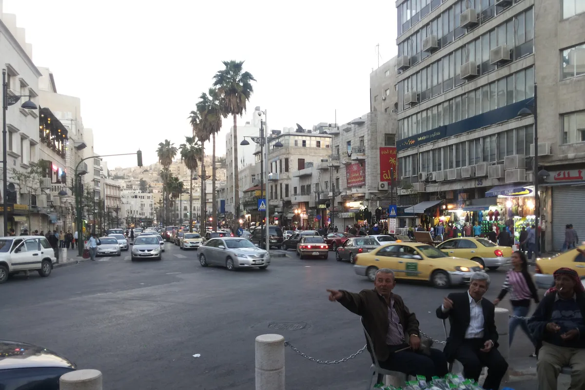 บรรยากาศย่านDowntown (Al-Balad) ในอัมมาน