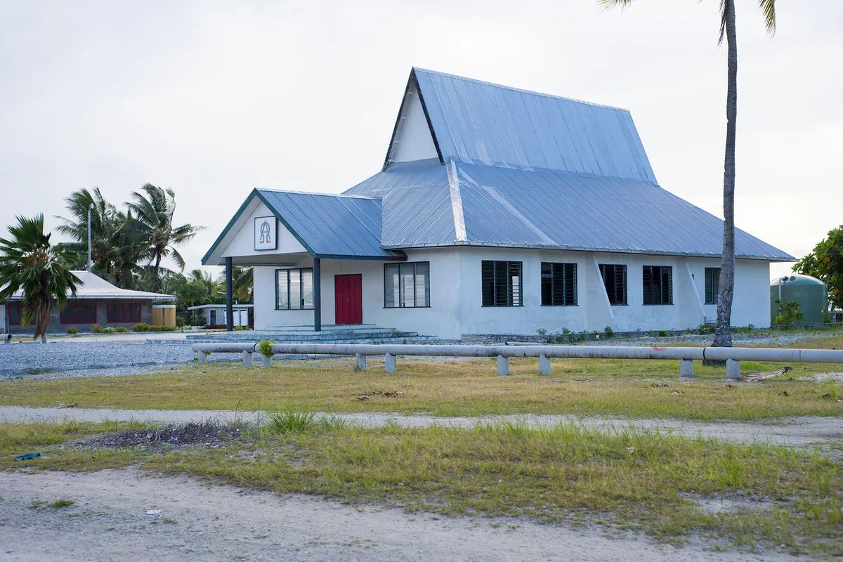 บรรยากาศย่านตาบวาเกีย (Tabwakea) ในคิริติมาตี