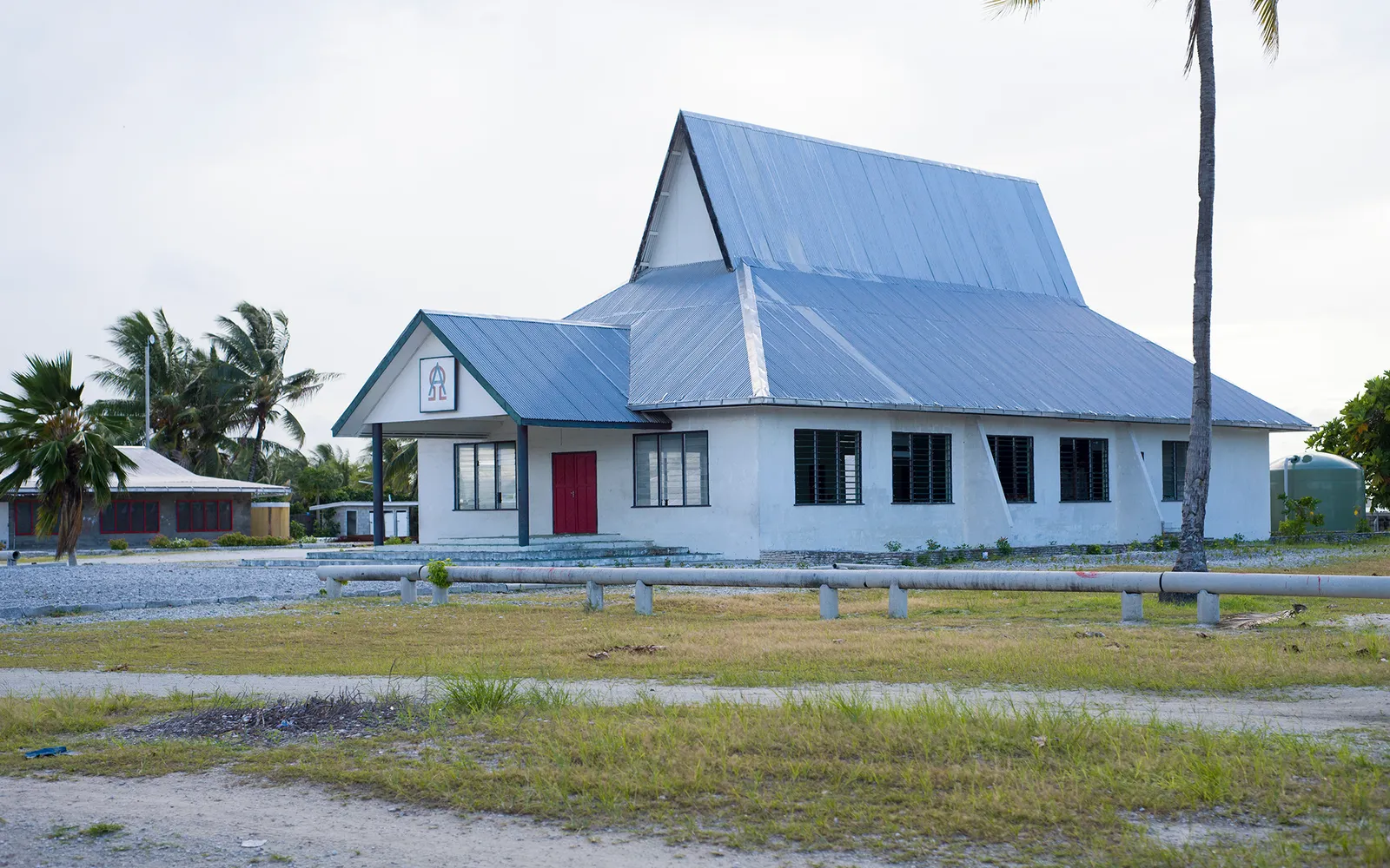 โบสถ์และหมู่บ้านตับวาเกีย หมู่บ้านที่ใหญ่ที่สุดบนเกาะคิริติมาตี