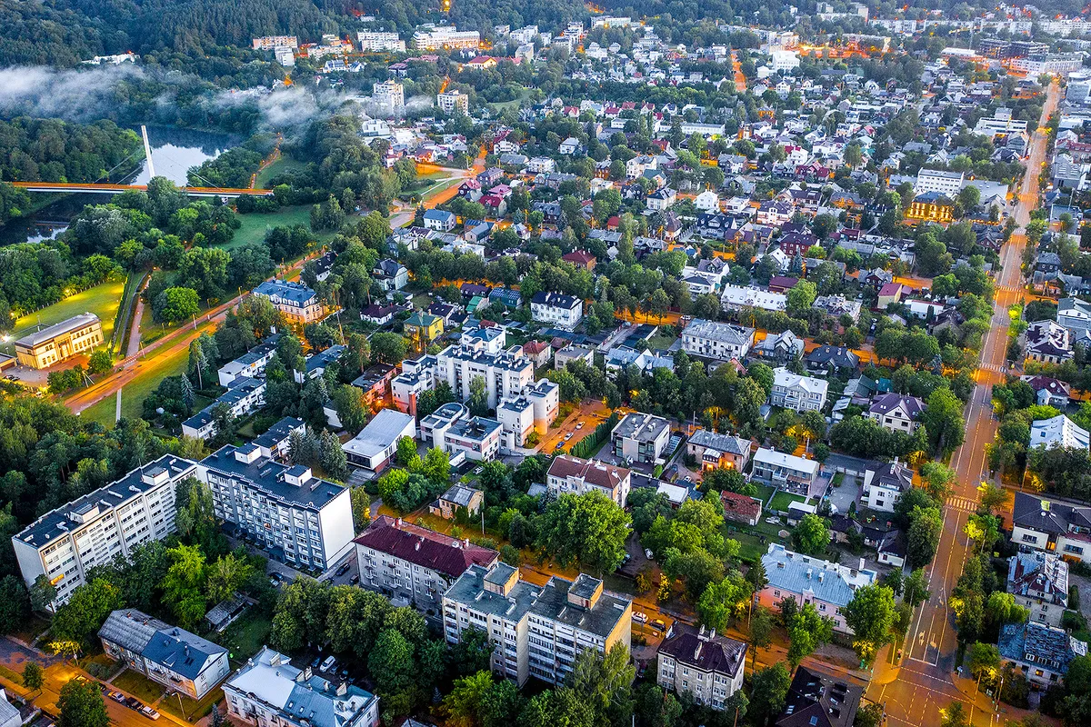 บรรยากาศย่าน Žvėrynas ในวิลนีอุส