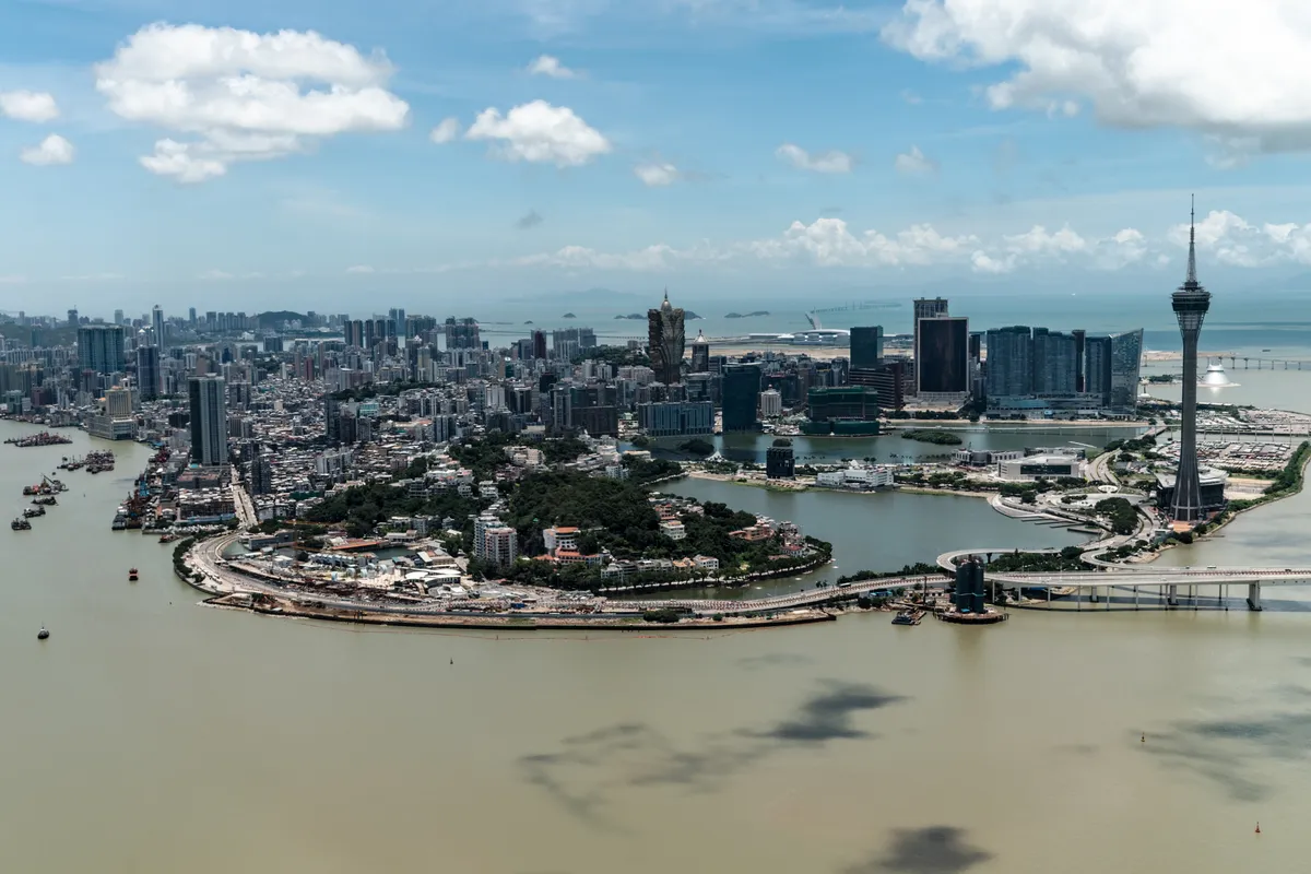 บรรยากาศย่านคาบสมุทรมาเก๊า (Macau Peninsula) ในโคไท