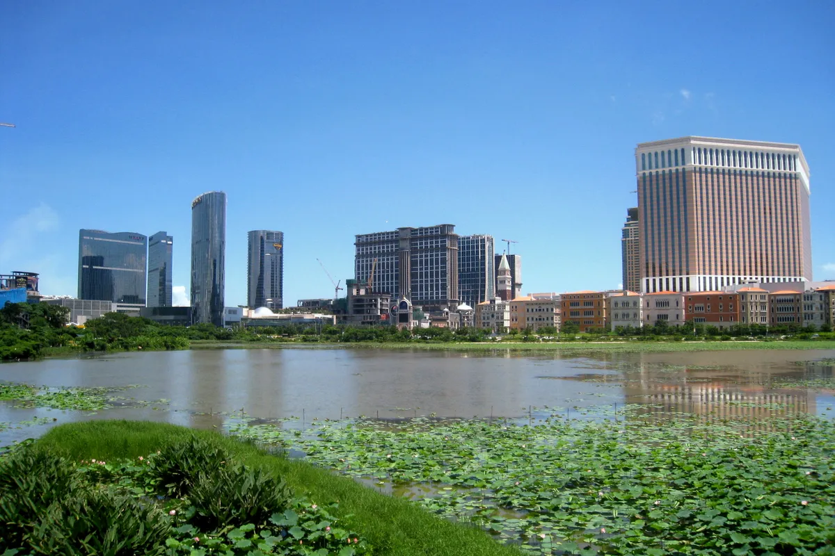 บรรยากาศย่านโคไทสตริป (Cotai Strip) ในไทปา