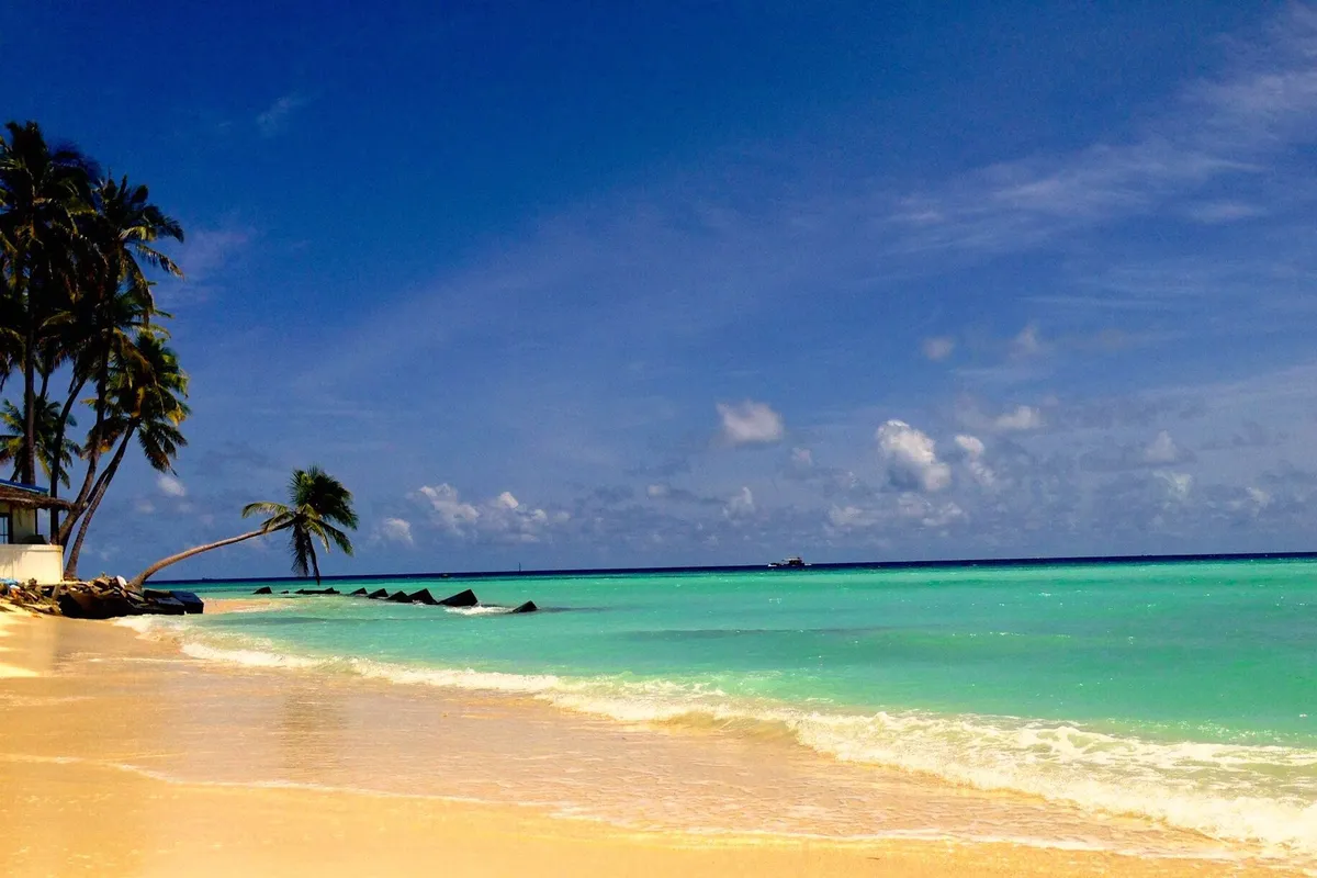 บรรยากาศย่านโซน Bikini Beach (ฝั่งตะวันออก) ในมาฟูชิ