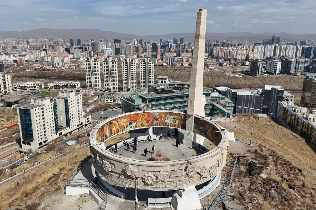 บรรยากาศย่านย่านไซซาน (Zaisan) ในอูลานบาตอร์
