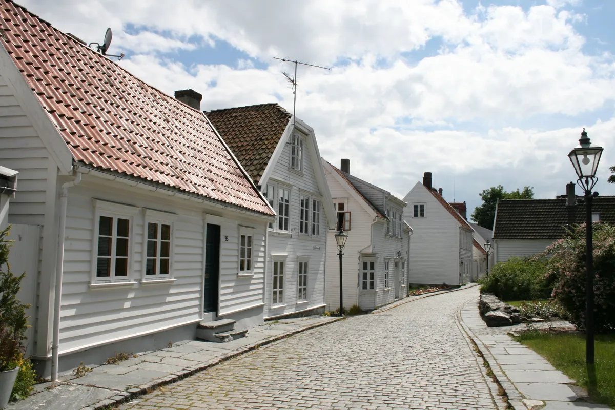 บรรยากาศย่านเมืองเก่า Gamle Stavanger ในสตาวังเงร์
