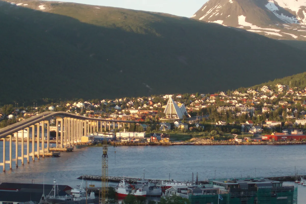 บรรยากาศย่านTromsdalen ในทรอมโซ