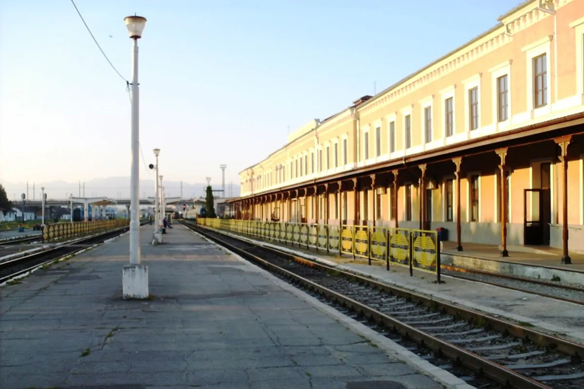 บรรยากาศย่านย่านสถานีรถไฟ (Gara Sibiu) ในซีบิอู