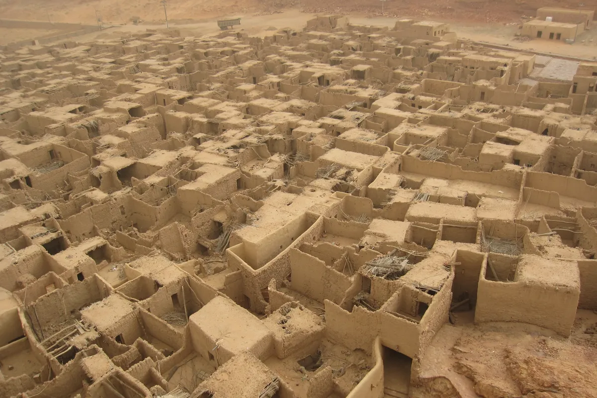 บรรยากาศย่านเมืองเก่า AlUla (Old Town) ในอัลอูลา