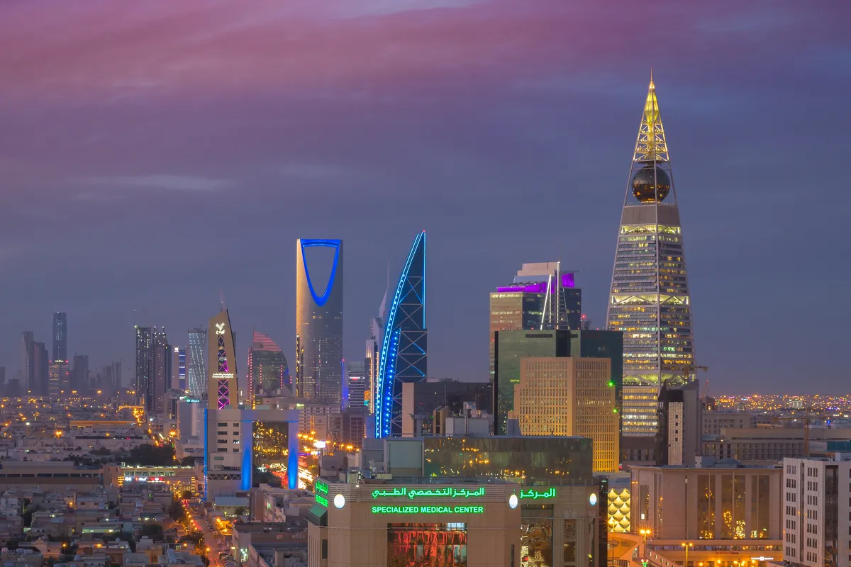 บรรยากาศย่านAl Olaya (โอลายา) ในริยาด