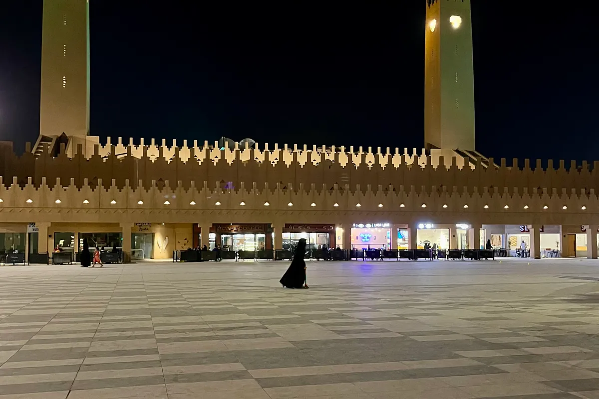 บรรยากาศย่านDiplomatic Quarter (DQ) ในริยาด