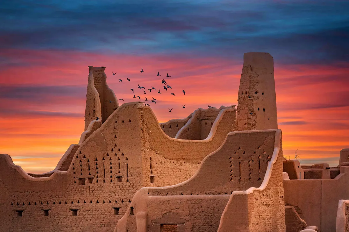 บรรยากาศย่านDiriyah / Al Murabba ในริยาด