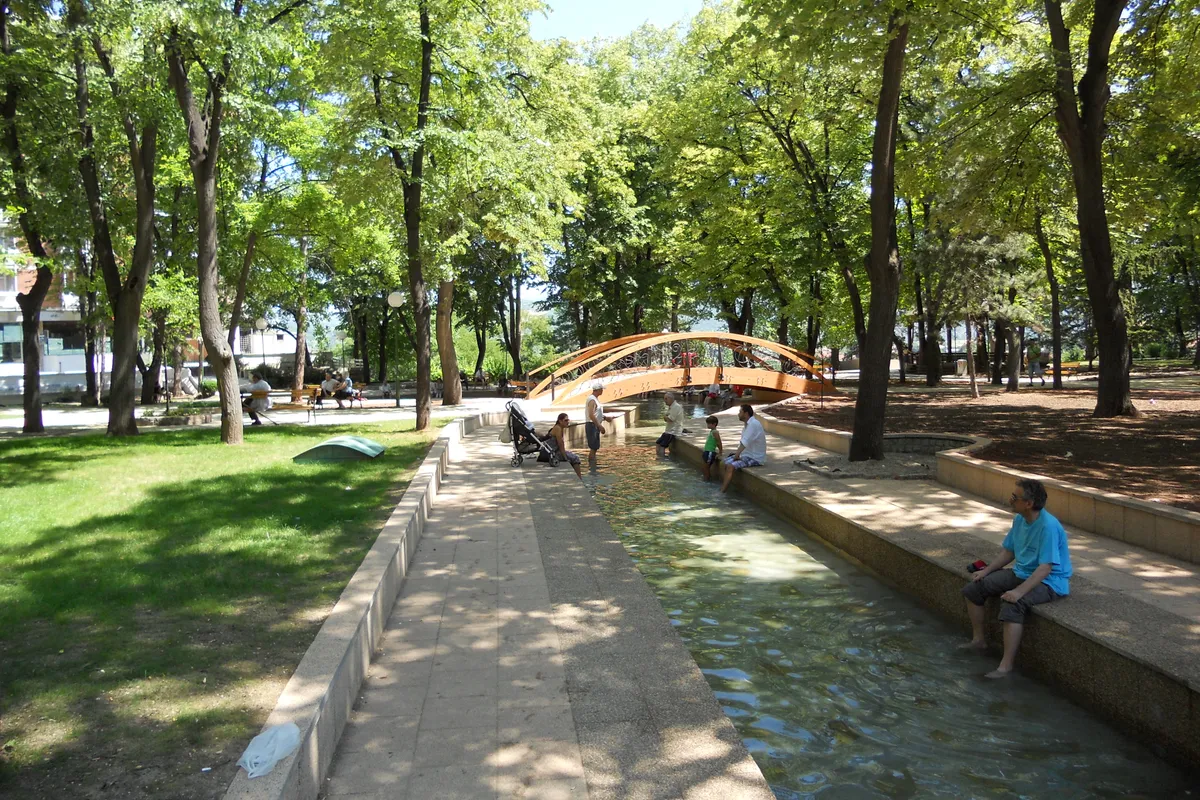 บรรยากาศย่านNiška Banja ในนิช