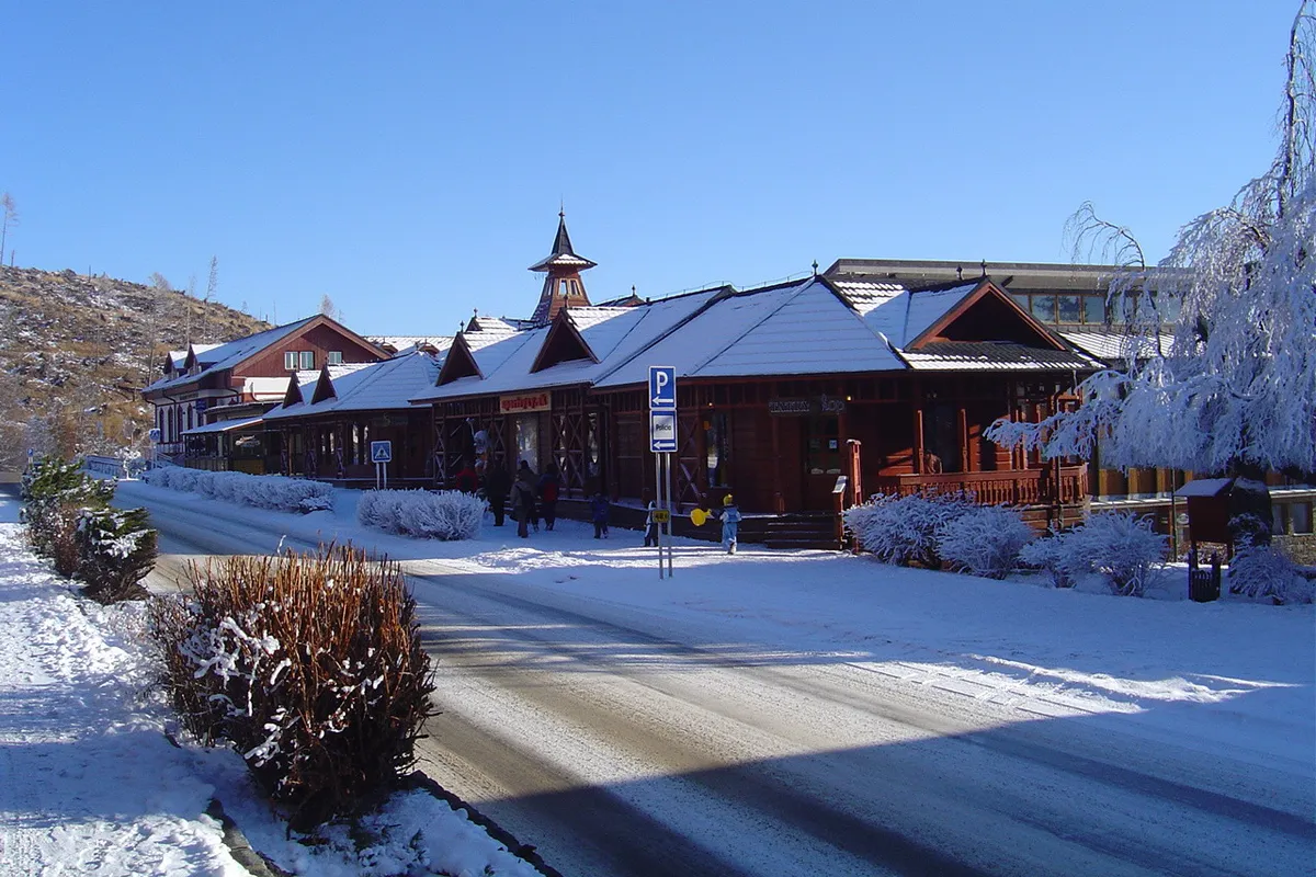 บรรยากาศย่านStarý Smokovec (บนเขา) ในโปปราด