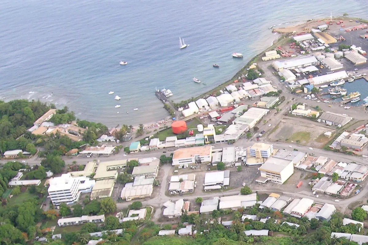 บรรยากาศย่านปอยนต์ครูซ (Point Cruz) ในโฮนีอารา