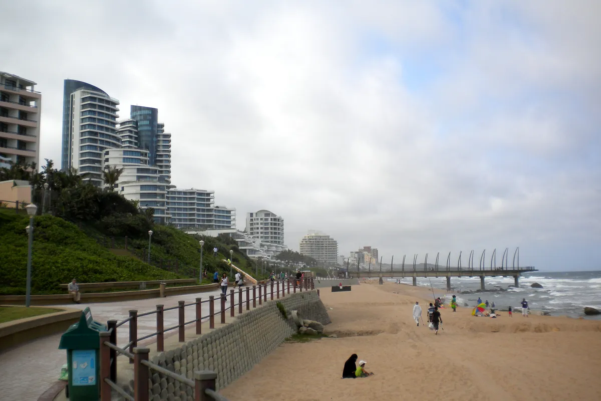 บรรยากาศย่านUmhlanga Rocks ในเดอร์บัน
