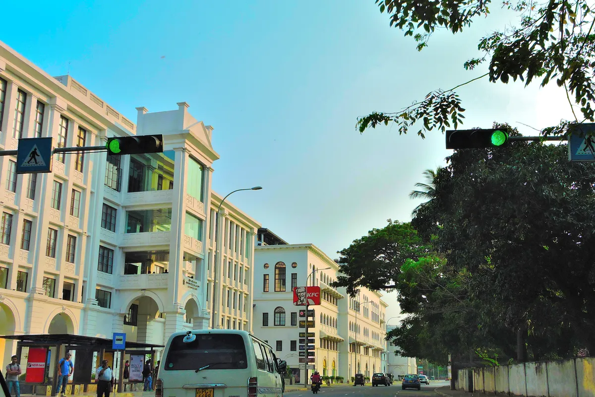 บรรยากาศย่านCinnamon Gardens (Colombo 7) ในโคลัมโบ