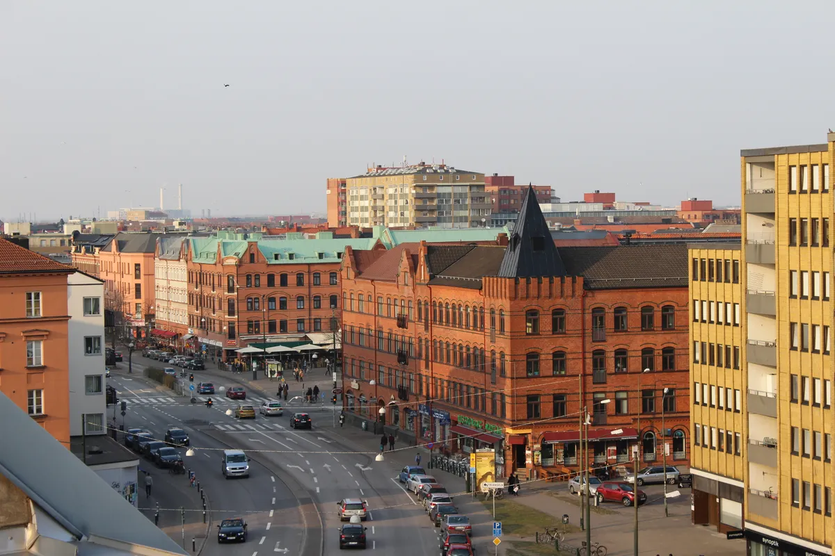 บรรยากาศย่านMöllevången (Möllan) ในมัลโม่