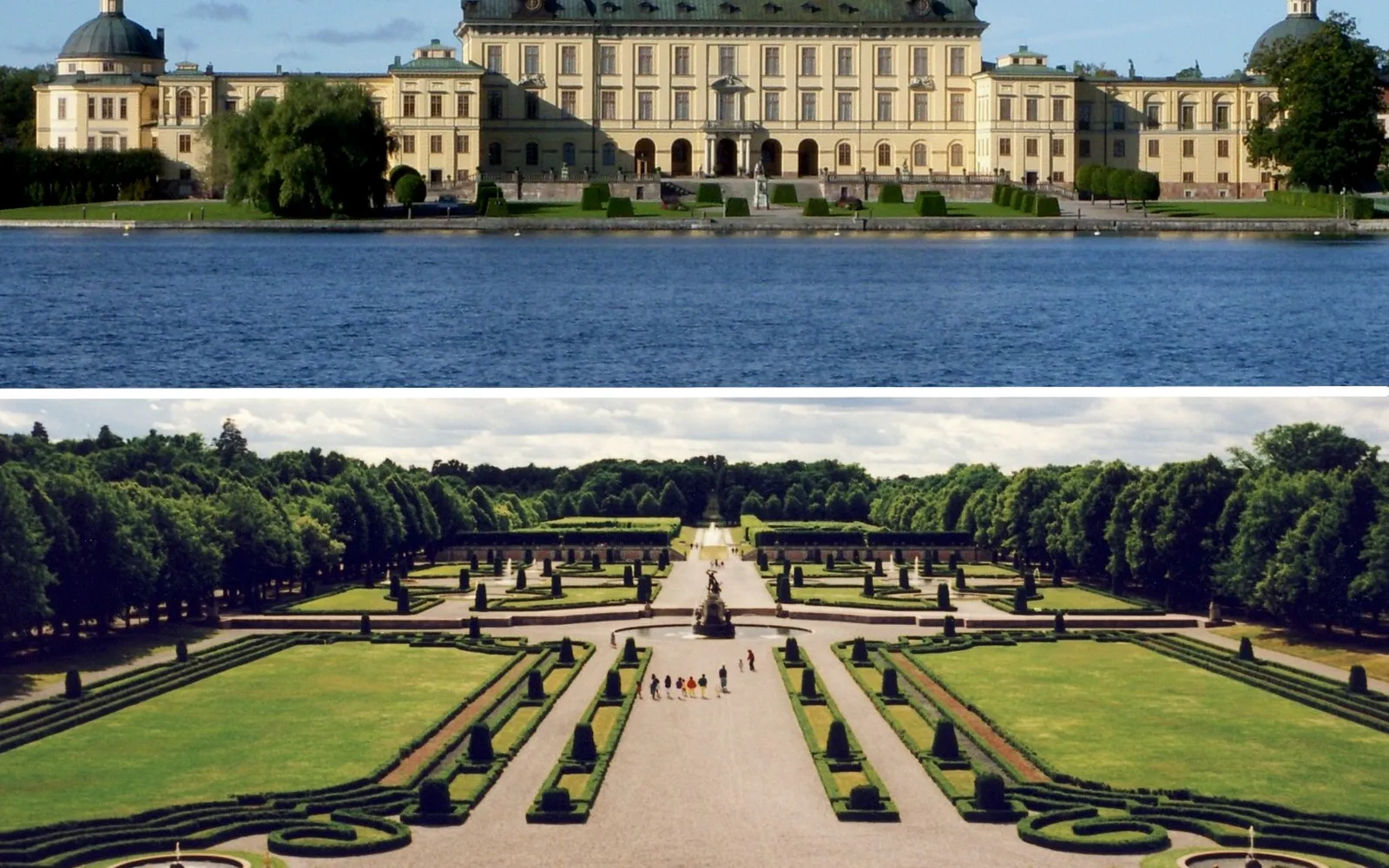 พระราชวัง Drottningholm สไตล์บาโรกและสวนริมน้ำมรดกโลก