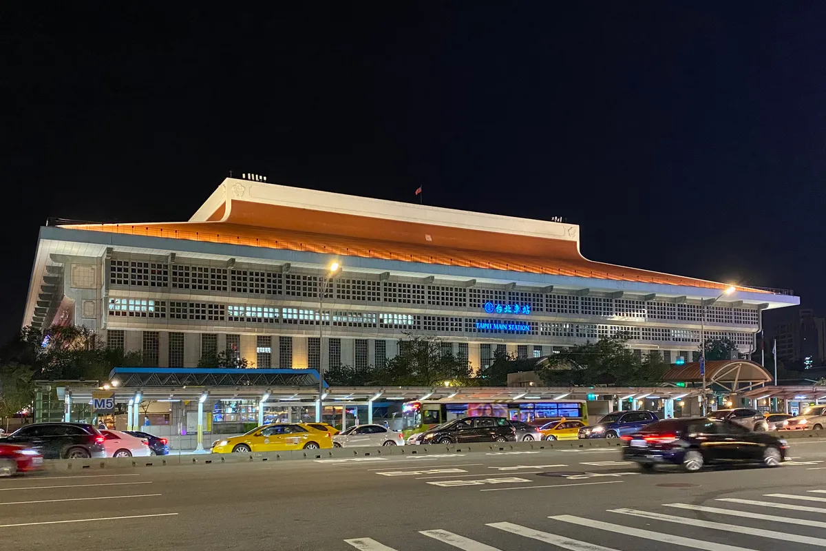 บรรยากาศย่านใจกลางไทเป ในไทเป