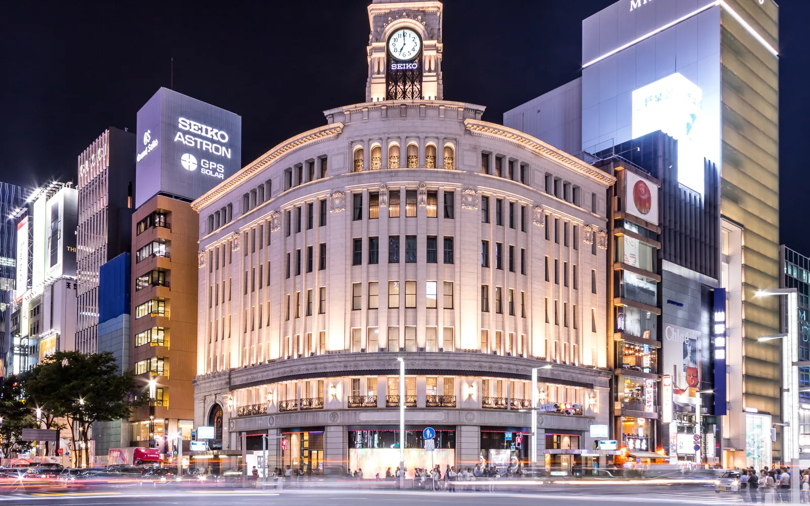 Ginza shopping district Tokyo
