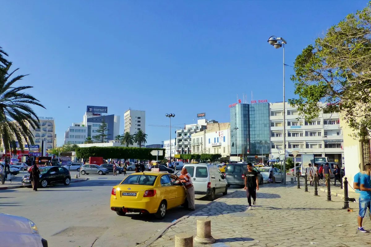 บรรยากาศย่านหาดบูจาฟาร์ (Boujaffar Beach) ในซูส