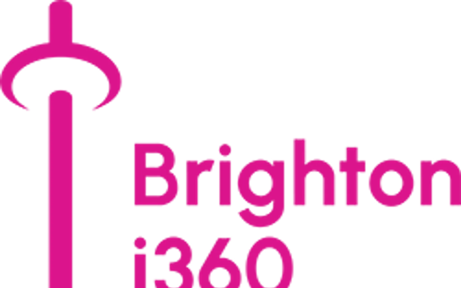 หอ British Airways i360 ทรงกระบอกแก้วบินขึ้นสู่ท้องฟ้าเหนือชายหาดไบรตัน มองเห็นทิวทัศน์ทะเลอังกฤษและตัวเมืองโดยรอบ 360 องศา