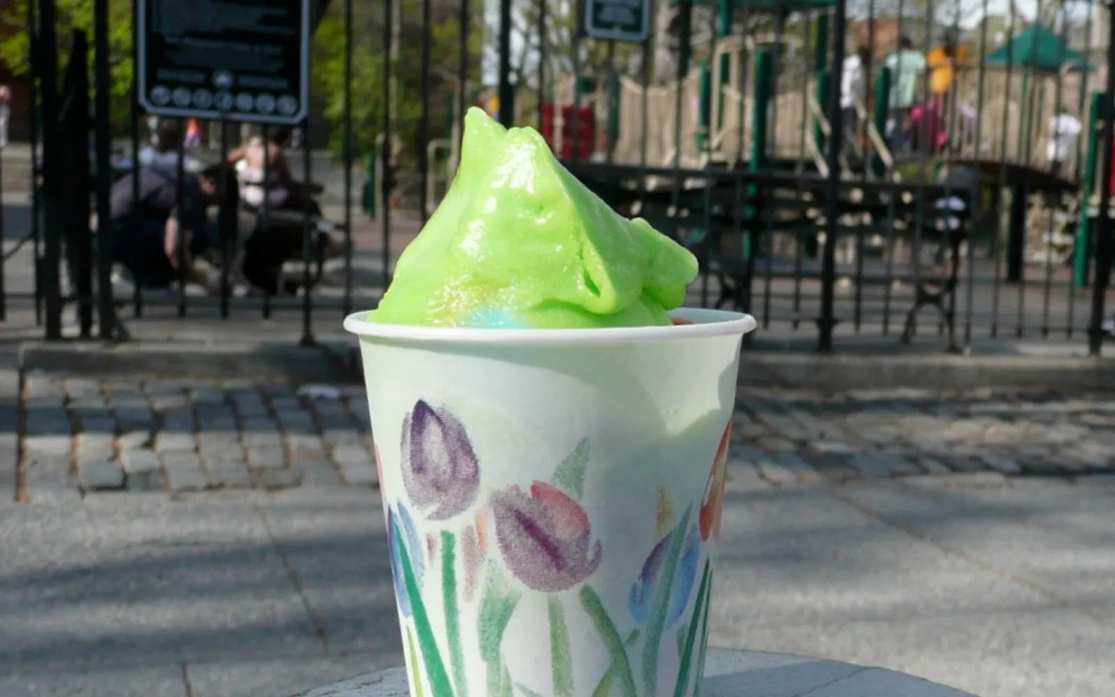 ถ้วย Water Ice สีสันสดใสรสผลไม้ ขนมเย็นสไตล์ฟิลาเดลเฟีย