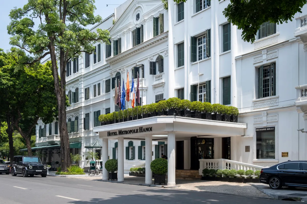 บรรยากาศย่านโรงแรม 4-5 ดาว ในฮานอย