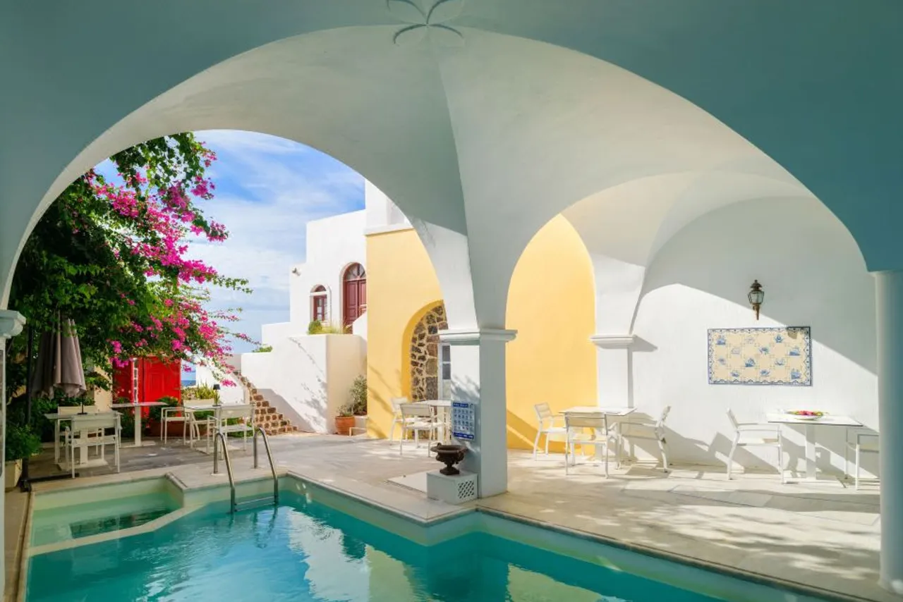 Aigialos Luxury Traditional Settlement — rooms and atmosphere