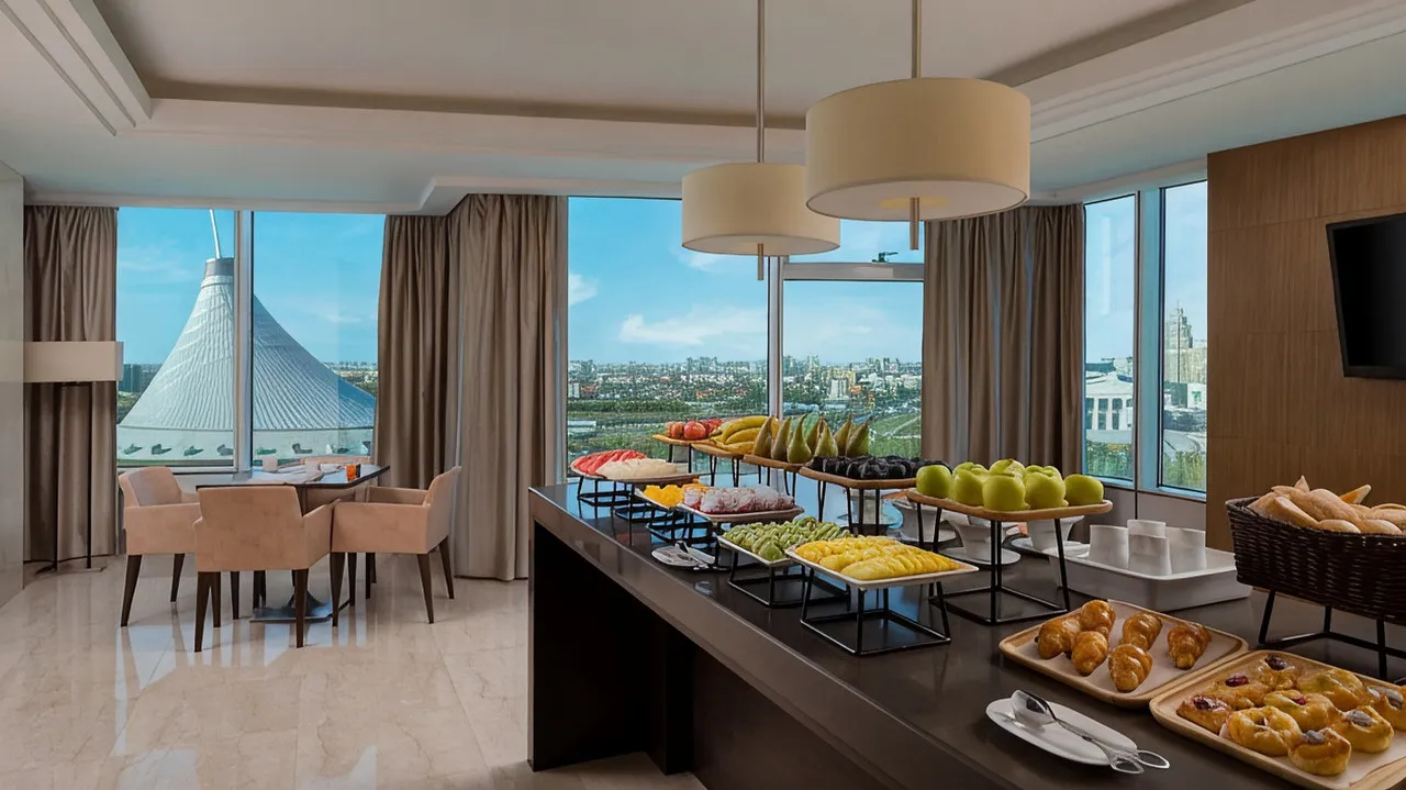 Astana Marriott Hotel — rooms and atmosphere