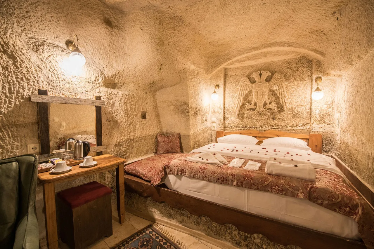 Charming Cave Hotel — rooms and atmosphere