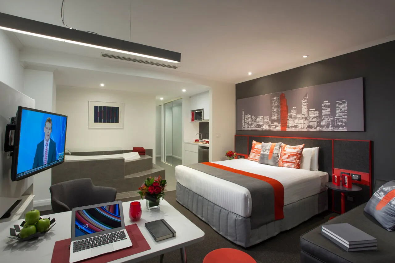 Citadines St Georges Terrace Perth — rooms and atmosphere