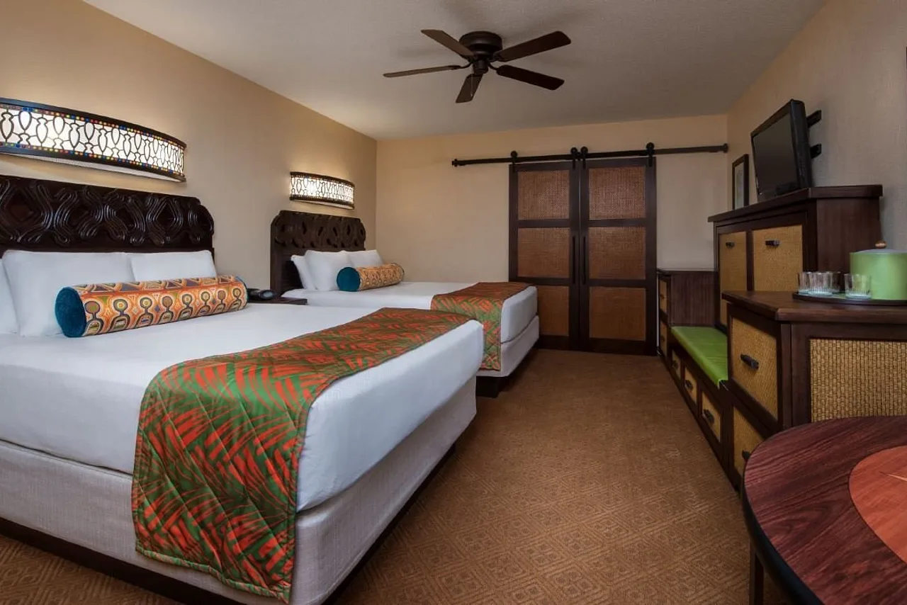 ห้องพักธีมเกาะแคริบเบียนที่ Caribbean Beach Resort