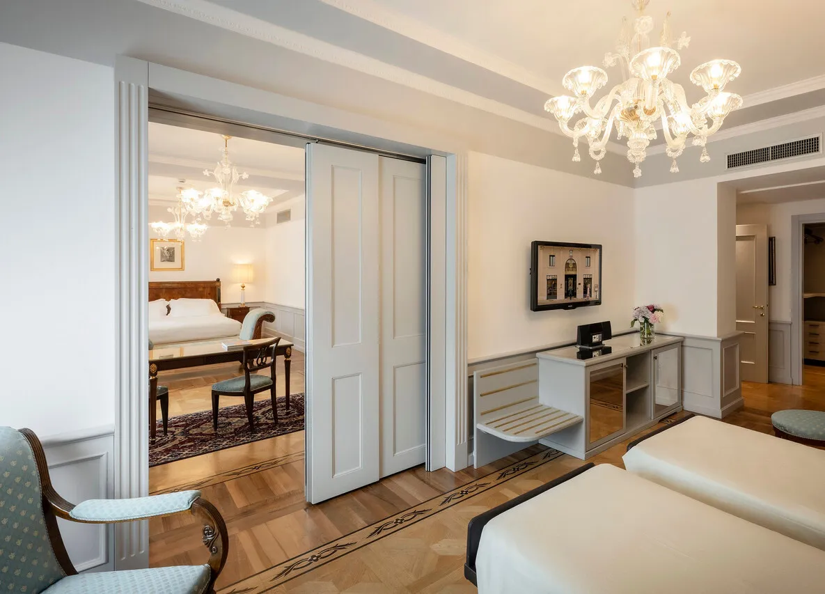 Due Torri Hotel — rooms and atmosphere