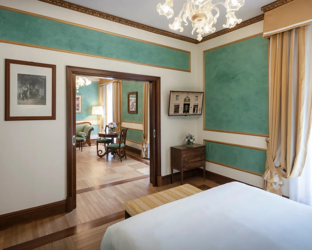 Due Torri Hotel — rooms and atmosphere